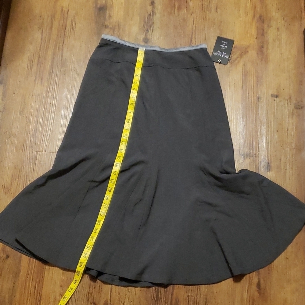 Zac & rachel new with tags flare grey skirt midi petite ♥